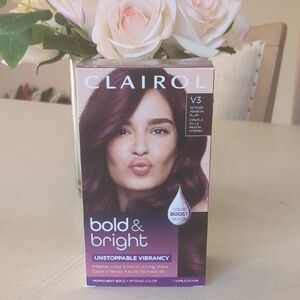 New Clairol Bold & Bright Permanent Hair Dye, V3 Intense Passion Plum